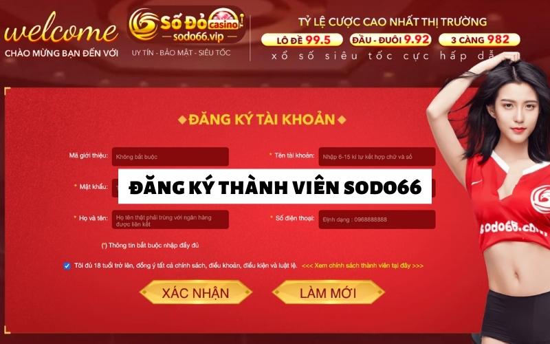 Hướng dẫn đăng ký Sodo66