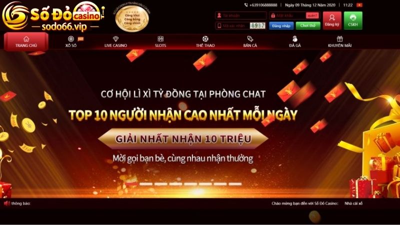 Giao diện chỉnh chu từ nhà cái Sodo66