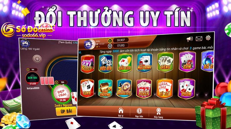 Thư giãn thoải mái với game đổi thưởng Club